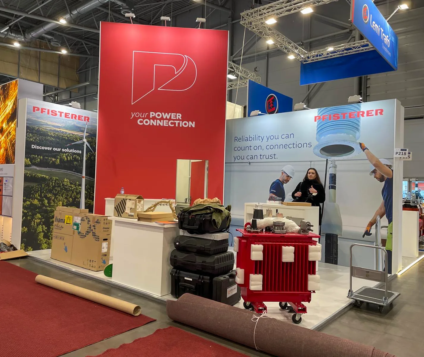 PFISTERER Stand auf der AMPER 2026